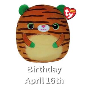 TY Squish-A-Boo Tiggy 20cm