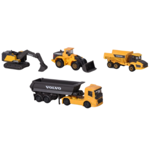 Majorette Volvo Construction 4 Pieces Giftpack