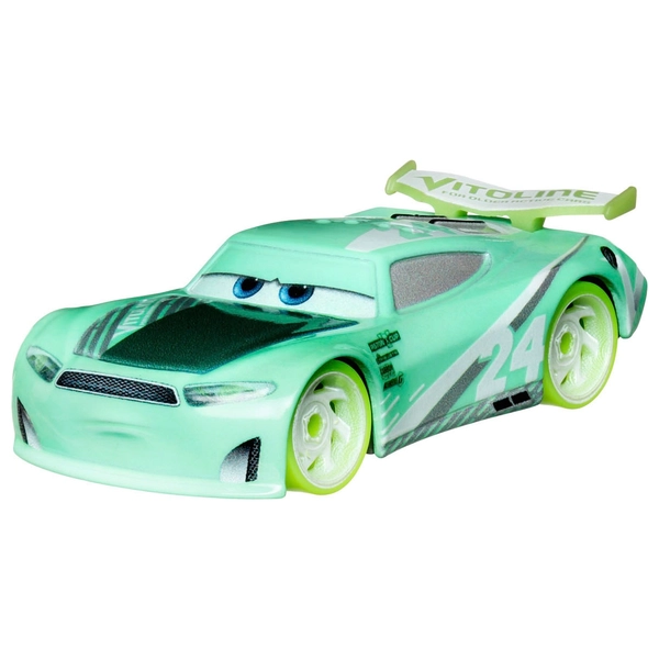 Disney Pixar Cars 1:55 Glow Racer Car Chase Racelott