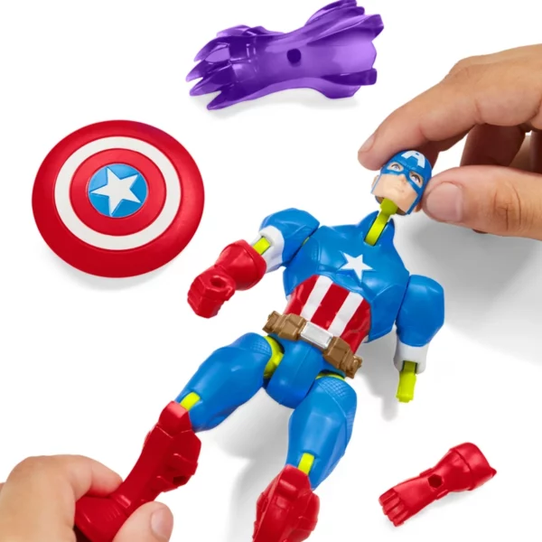 Marvel Mix Mashers Captain America Action Figure 12cm - Image 2