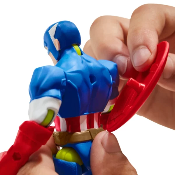 Marvel Mix Mashers Captain America Action Figure 12cm - Image 4