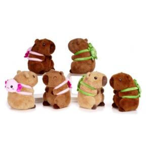 Capybara With Backpack 21cm Soft Plush