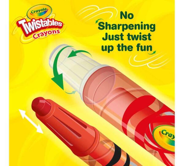 Crayola Fun Effects Twistables Crayons 24 Pack - Image 2