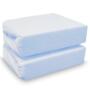 Cuddles Collection 2 Blue Bedside Crib Sheets