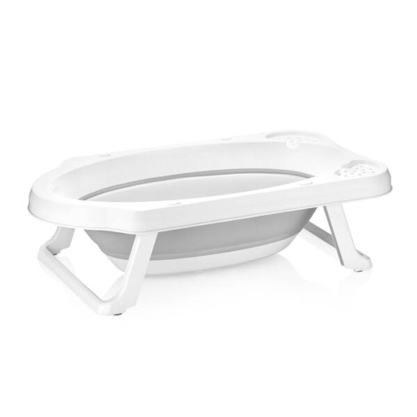 Keeeper Foldable Baby Bath - White Grey - Image 2