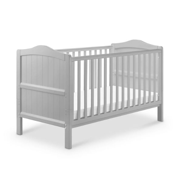 nested ella cot bed grey
