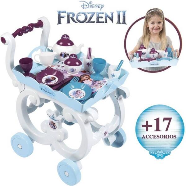 Smoby Frozen XL Tea Set with Trolley