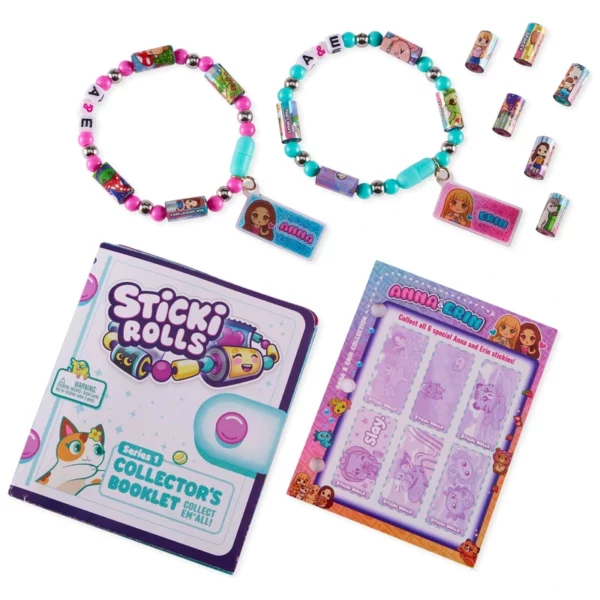 Sticki Rolls Anna & Erin Sticker Jewellery Making Set BFF Bracelets - Image 5