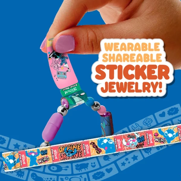 Sticki Rolls Disney Stitch Sticker Jewellery Making Set - Image 3