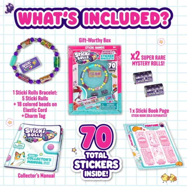 Sticki Rolls Sticker Bracelet Making Set - Image 2