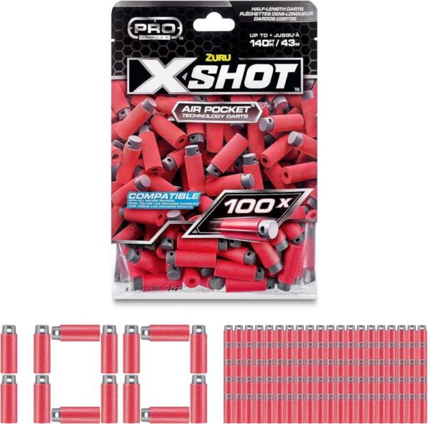 X-Shot Air Pocket Darts 100x