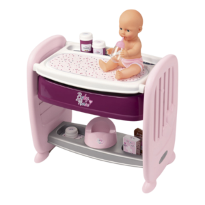 Smoby Baby Nurse 2 in 1 Cradle and Changing Table