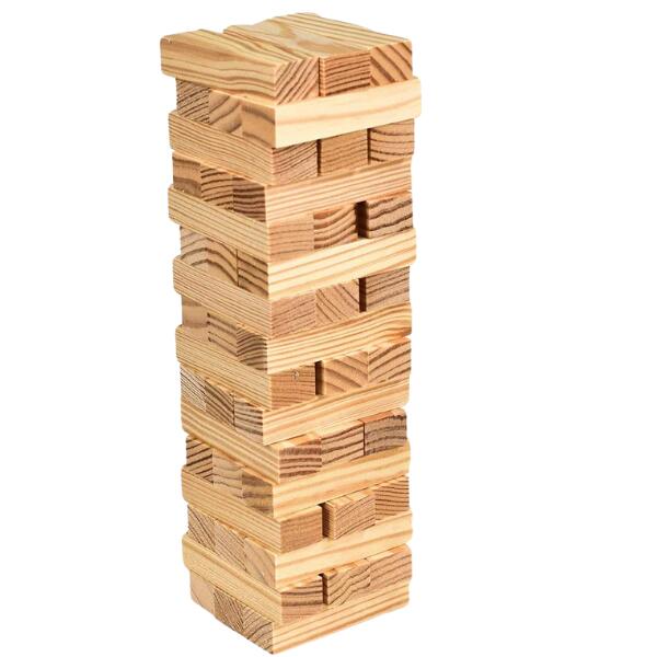Wooden Tumbling Tower Game