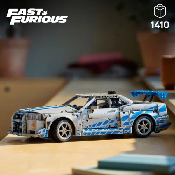 LEGO Technic 42210 2 Fast 2 Furious Nissan Skyline GT-R (R34) Car Set - Image 3