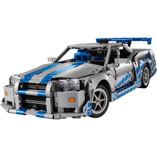 LEGO Technic 42210 2 Fast 2 Furious Nissan Skyline GT-R (R34) Car Set - Image 7