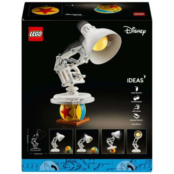 LEGO Ideas 21357 Disney Pixar Luxo Jr. Lamp & Ball Set for Adults - Image 7