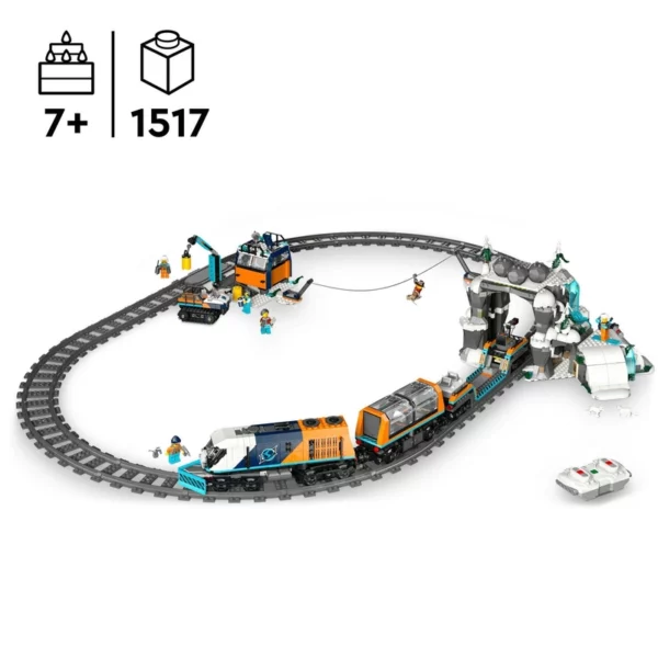 LEGO City 60470 Explorers' Arctic Polar Express Train Set - Image 3