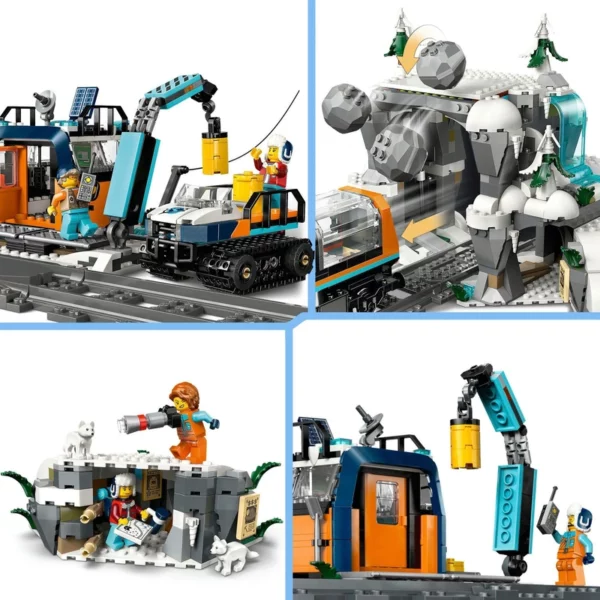LEGO City 60470 Explorers' Arctic Polar Express Train Set - Image 7