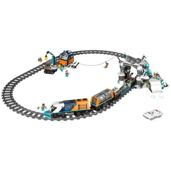 LEGO City 60470 Explorers' Arctic Polar Express Train Set - Image 8