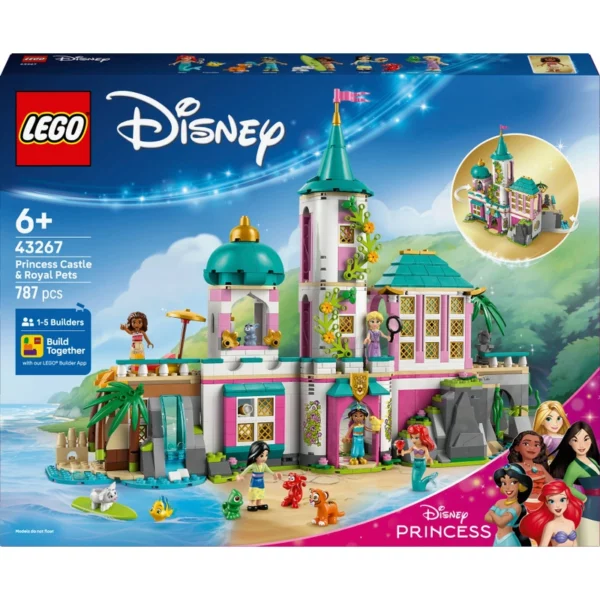 LEGO Disney 43267 Princess Castle & Royal Pets
