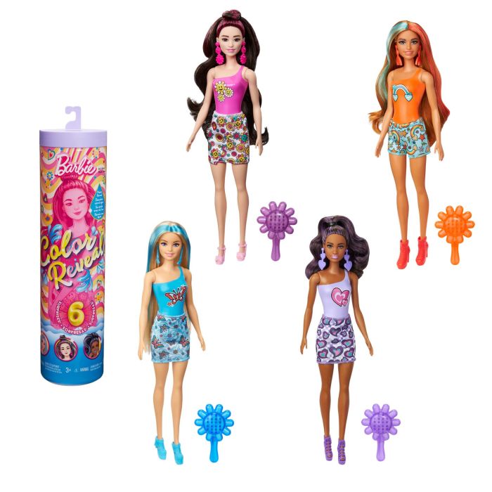 Barbie Colour Reveal Groovy-Themed Series