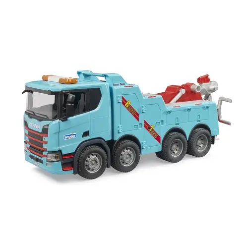 Bruder Scania Super 560R Recovery and Towing Truck with light and sound module