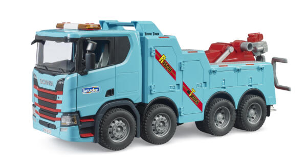 Bruder 1:16 Scania Super 560R Recovery and Towing Truck with light and sound module - Image 6