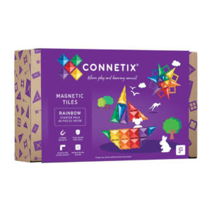 Connetix Magnetic Tiles - 60 Piece Pack