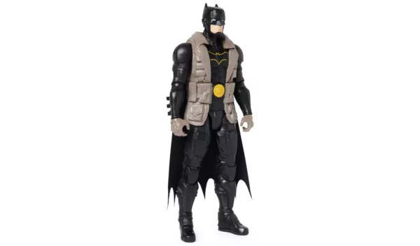 DC Comics Batman Action Figure with Brown Combat Jacket 30cm - Image 6
