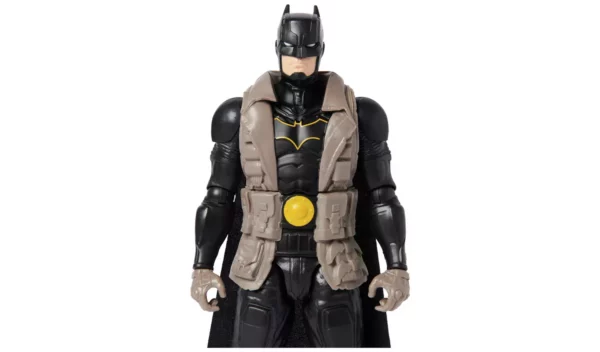 DC Comics Batman Action Figure with Brown Combat Jacket 30cm - Image 4