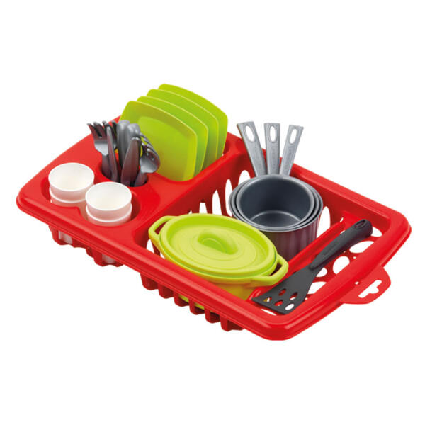 Ecoiffier Medium Drainer Tea Set - Green