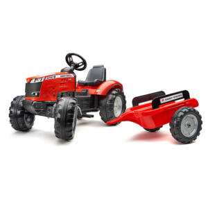 Falk Massey Ferguson 8740 Pedal Tractor With Trailer