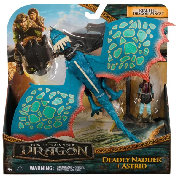 How to Train Your Dragon Action Figures Deadly Nadder & Astrid 2 Pack - Image 5