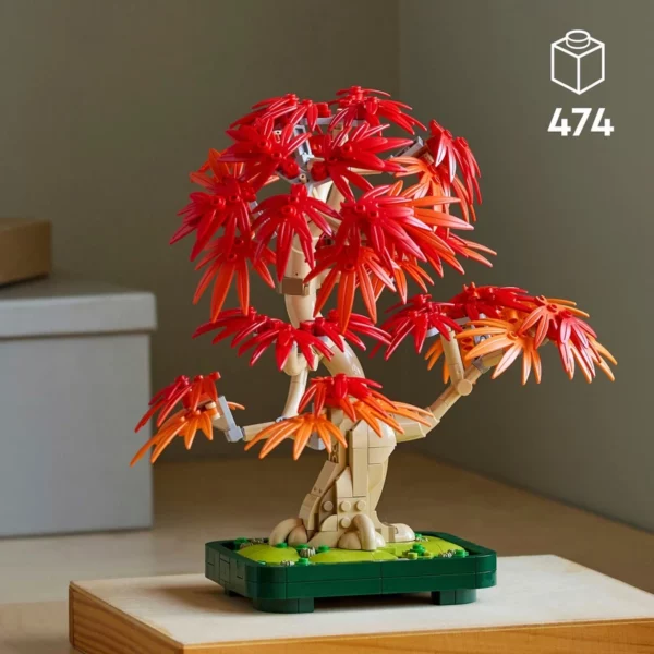 LEGO Botanical 10348 Japanese Red Maple Bonsai Tree Set for Adults