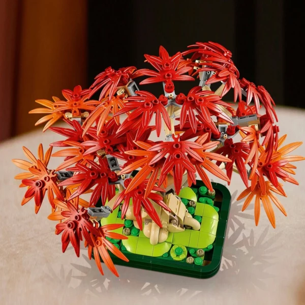 LEGO Botanical 10348 Japanese Red Maple Bonsai Tree Set for Adults