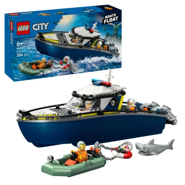 LEGO City 60456 Police Boat Chase Toy