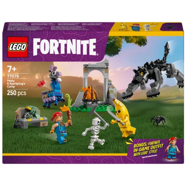 LEGO Fortnite 77075 Peely & Sparkplug's Camp Set - Image 5