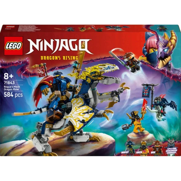 LEGO Ninjago 71843 Rogue's Mech Dragon Rider Set - Image 8