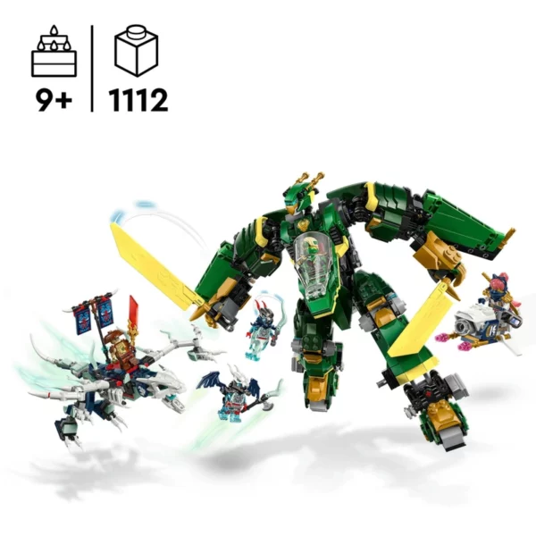 LEGO Ninjago 71845 Lloyds Jet Mech Ninja Toy Building Kit - Image 5