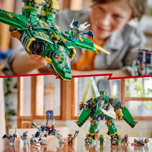 LEGO Ninjago 71845 Lloyds Jet Mech Ninja Toy Building Kit - Image 3