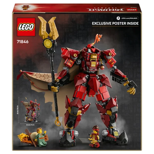 LEGO Ninjago 71846 The Fire Knight Mech Toy Building Set - Image 2
