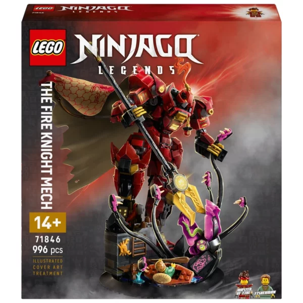 LEGO Ninjago 71846 The Fire Knight Mech Toy Building Set - Image 7