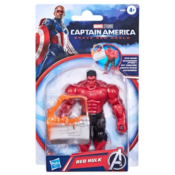 Marvel Captain America Red Hulk Figure 10cm