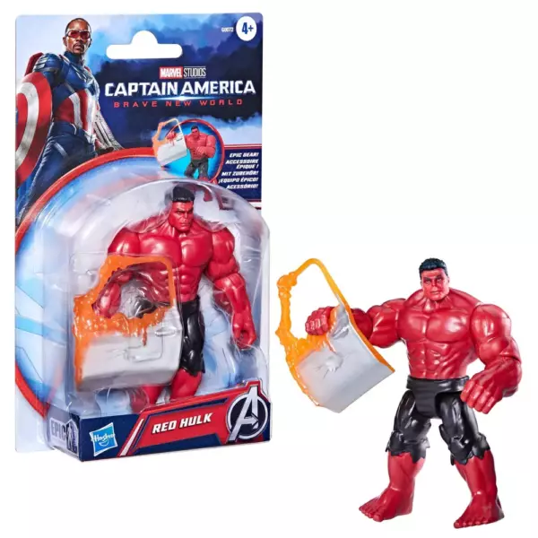 Marvel Captain America Red Hulk Figure 10cm - Image 4