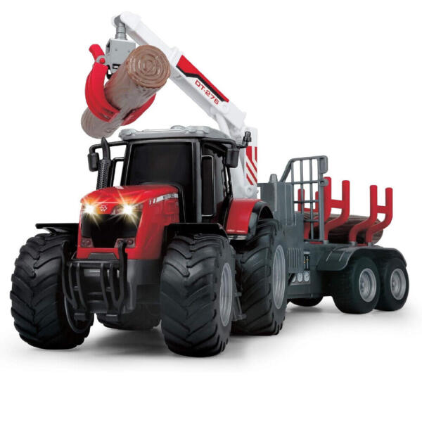 Massey Ferguson with Log Trailer - Image 4