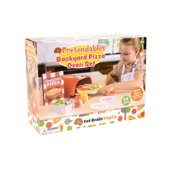 Pretendables Pizza Oven Set Pretend Play - Image 2