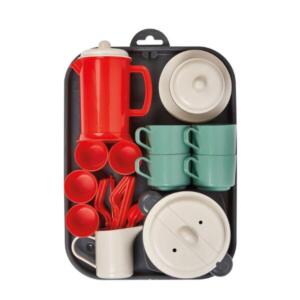 Ecoiffier Tray Dinnerware Tea Set