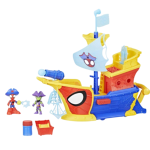 Spidey and His Amazing Friends Water Webs Ahoy Bubble Pirate Ship