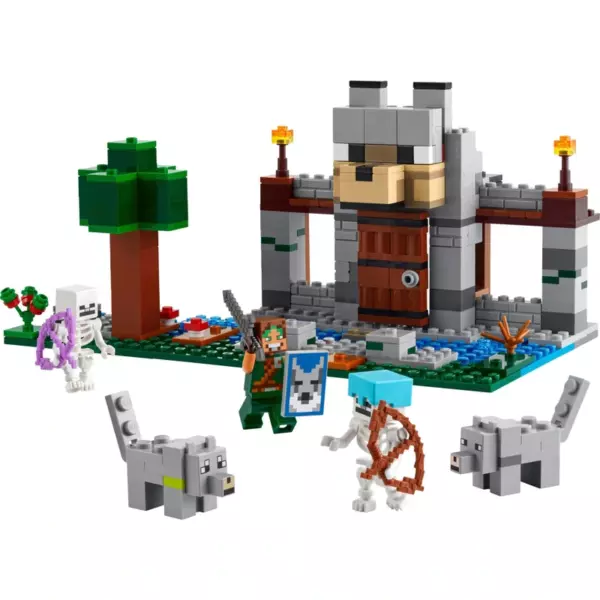 LEGO Minecraft 21261 World The Wolf Stronghold Set - Image 7