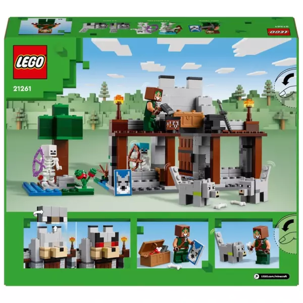 LEGO Minecraft 21261 World The Wolf Stronghold Set